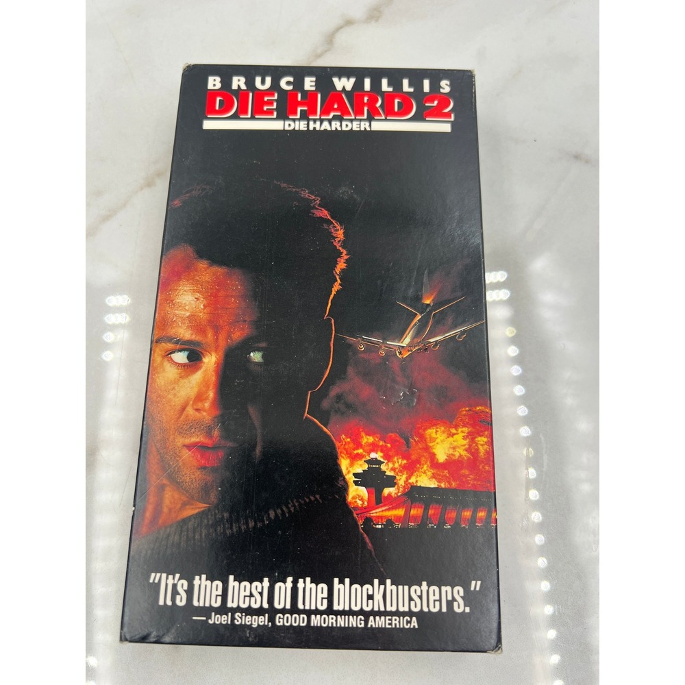 Die Hard 2 Die Harder VHS Bruce Willis 1990 CBS FOX Video Action Movie 1850